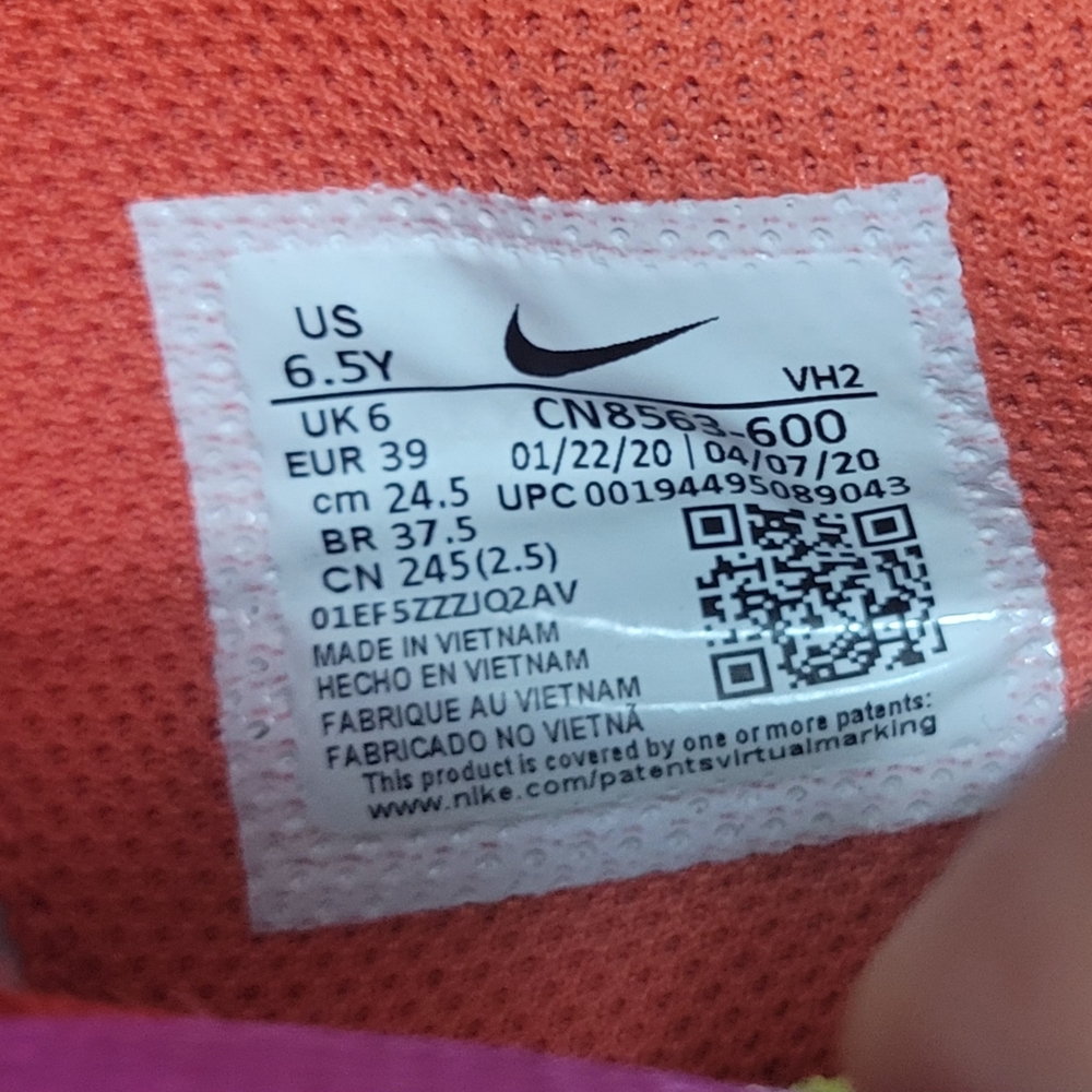 Nike Air Max Shoes Youth Size 6.5Y Red Pink - Picture 4 of 6